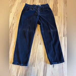 Eddie Bauer Men's Dark Blue Corduroy Pants